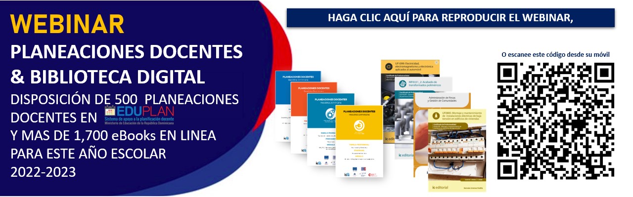 Webinar EDUPLAN y BIBLIOTECA VIRTUAL