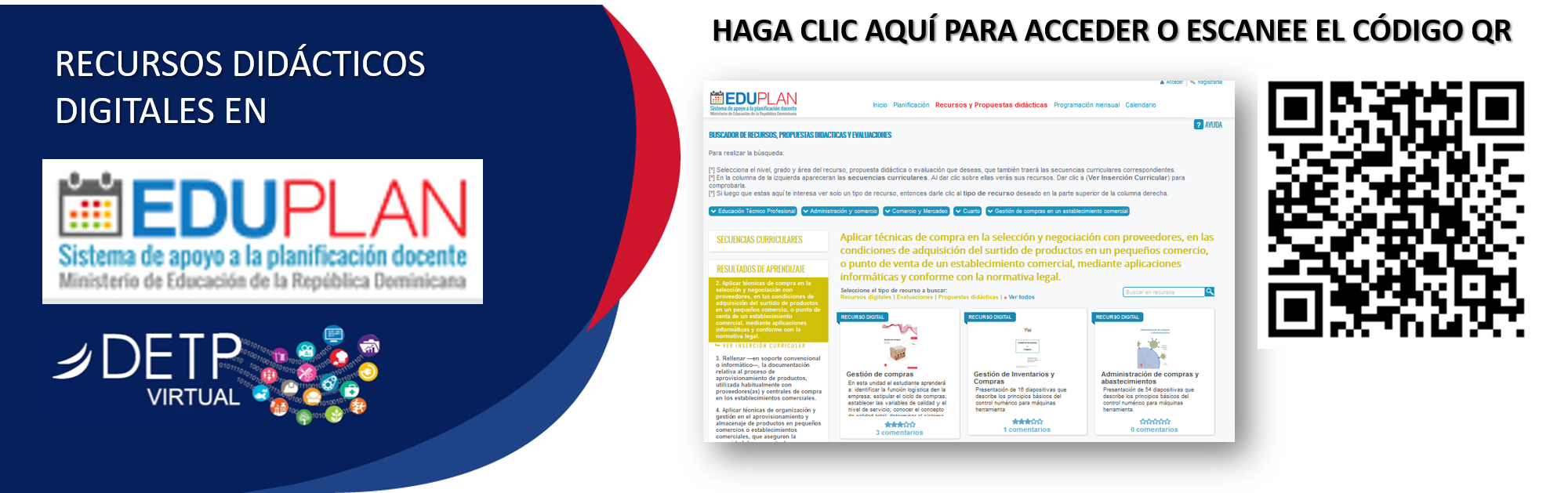 Recursos Didáctivos digitales en Eduplan