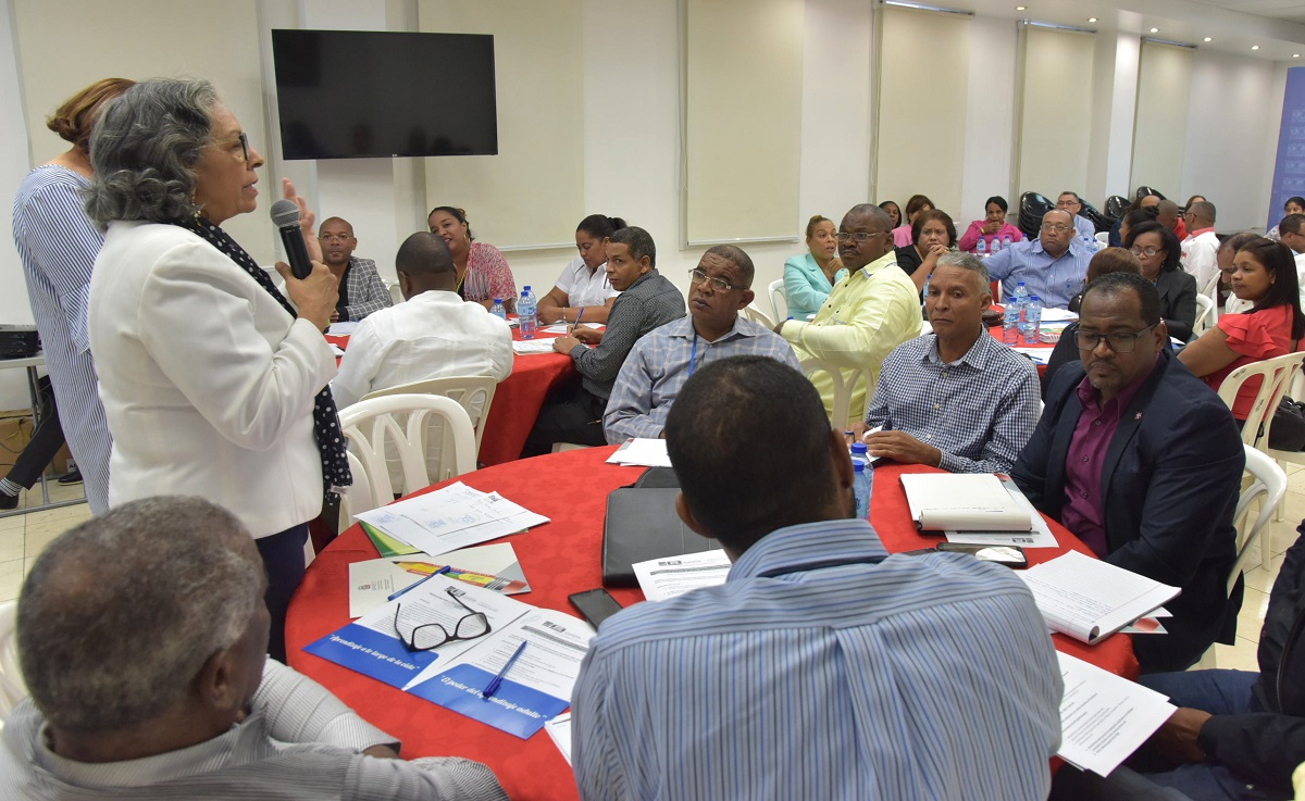  imagen La directora general del Subsistema de Educaci&oacute;n de Personas J&oacute;venes y Adultas del Ministerio de Educaci&oacute;n (MINERD), Miriam Camilo 