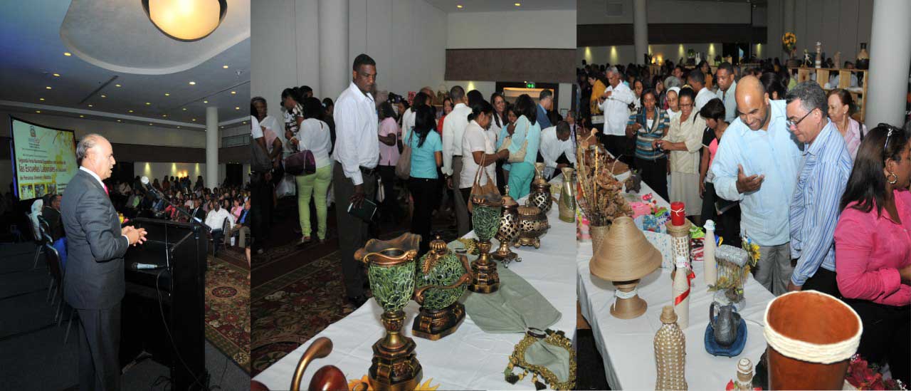  imagen Alumnos de escuelas laborales del MINERD exponen los avances obtenidos en cursos técnicos con productos terminados 