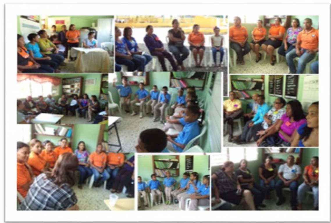  imagen Cuadro con varias im&aacute;genes de los encuentros realizados. 