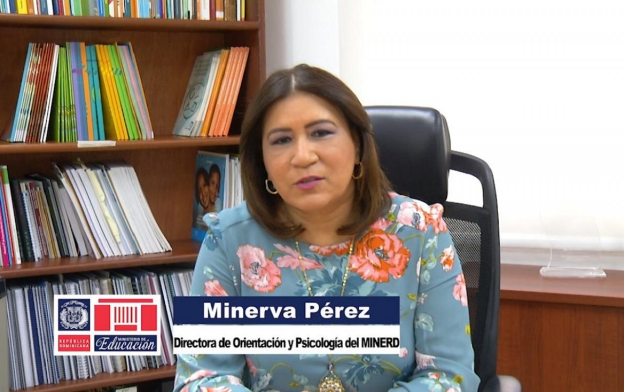  imagen Minerva P&eacute;rez, directora de la Direcci&oacute;n de Orientaci&oacute;n y Psicolog&iacute;a del MINERD. 