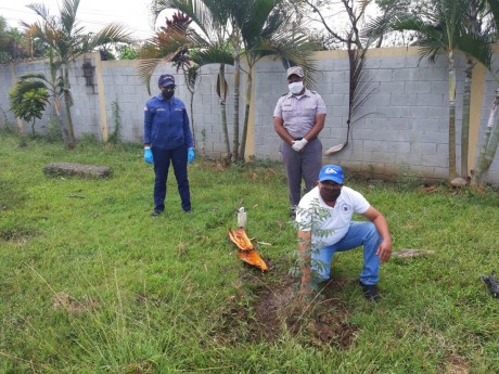  imagen Aslini Brito, director Regional 06, La Vega; Ronald Santana, Regional 10, y otros. 