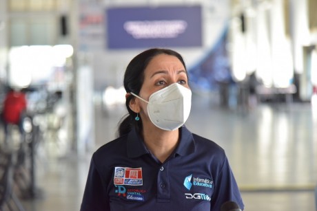  imagen Directora de Inform&aacute;tica Educativa, Claudia Rita Abreu 