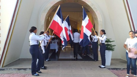  imagen Estudiantes de diversas regionales educativas en el pa&iacute;s realizan actos conmemorativos por Independencia Nacional. 