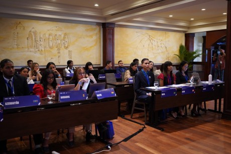  imagen Captura del evento que conto con la participaci&oacute;n de 350 estudiantes de toda la Republica Dominicana 