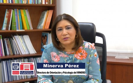  imagen La directora de Orientaci&oacute;n y Psicolog&iacute;a del MINERD, Minerva P&eacute;rez 