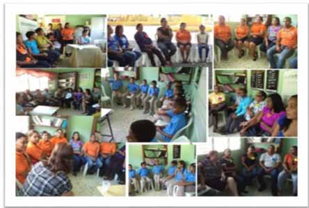  imagen Cuadro con varias im&aacute;genes de los encuentros realizados. 