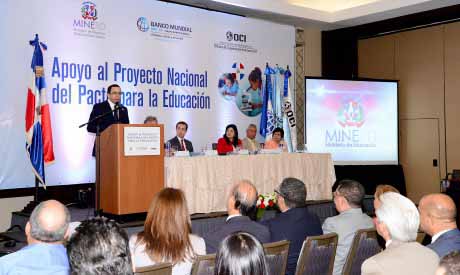  imagen Ministro de Educación y Vicepresidente del Banco Mundial encabezan lanzamiento del “Proyecto Nacional de Apoyo al Pacto para la Educación 